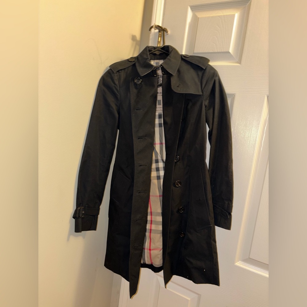 Burberry Black Trench Coat